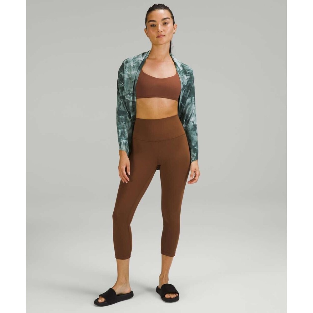 Lululemon Wrap Customizable Nulu Snap Scarf Women Spruce Green One Size NWT - Picture 9 of 9
